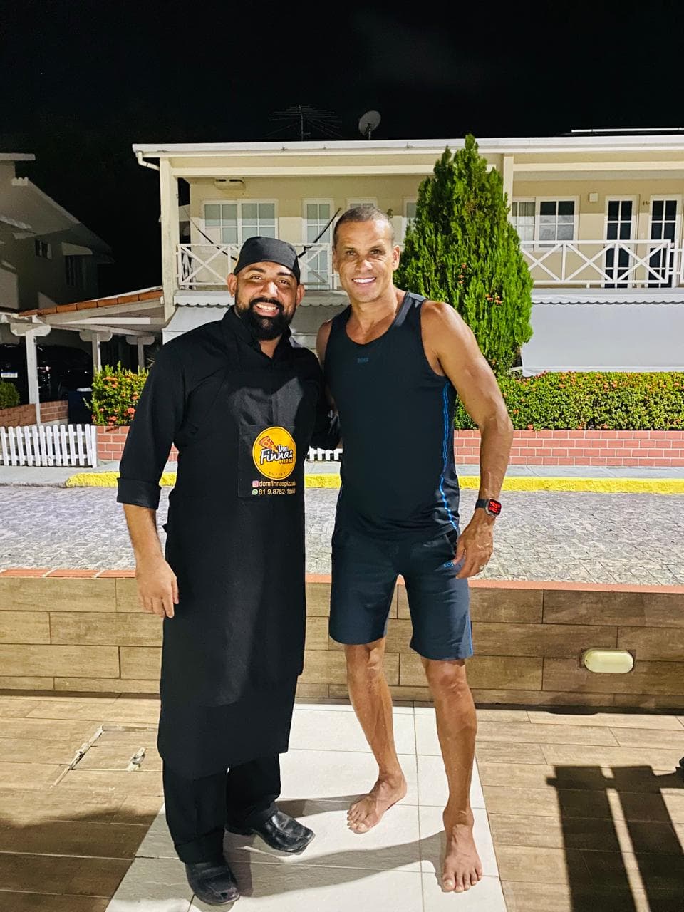 Evento familiar com Rivaldo